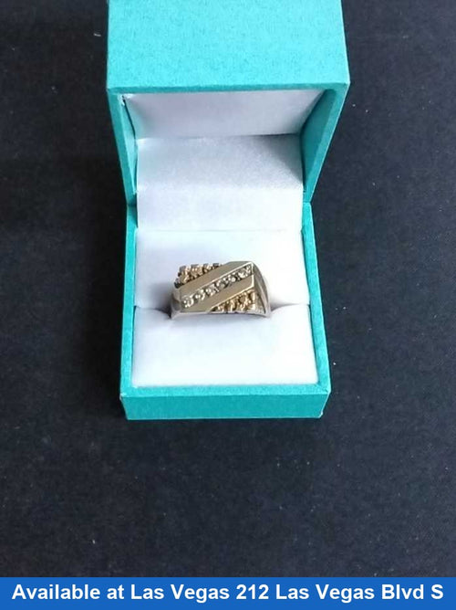 Men's Ring - Yellow Gold 10k (.417) 5.9 grams Size 20
