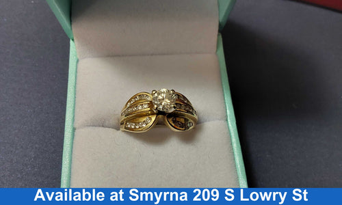 Women's Ring - Yellow Gold 14k (.585) 5.5 grams Size 7