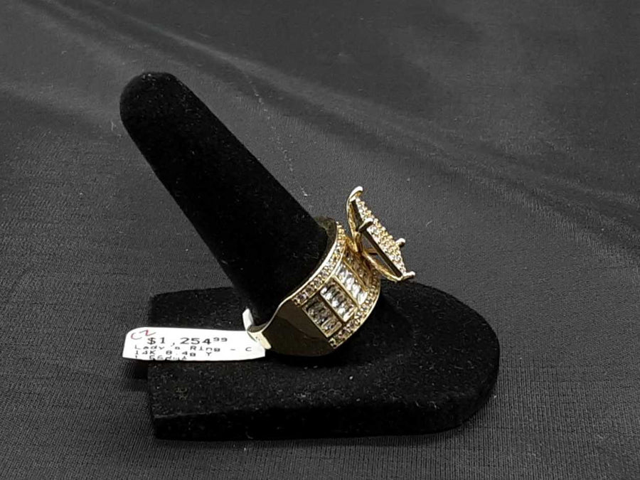Women's Ring - Yellow Gold 14k (.585) 8.4 grams Size 8