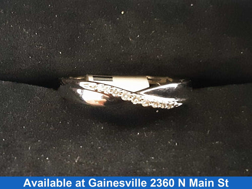 Women's Ring - Anniversary - White Gold 10k (.417) 2.3 grams Size 7.5