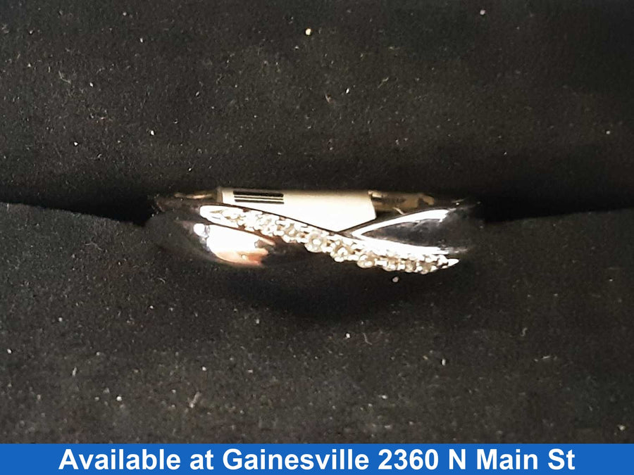 Women's Ring - Anniversary - White Gold 10k (.417) 2.3 grams Size 7.5