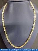 Rope Chain - Yellow Gold 14k (.585) 30.4 grams 18 inch