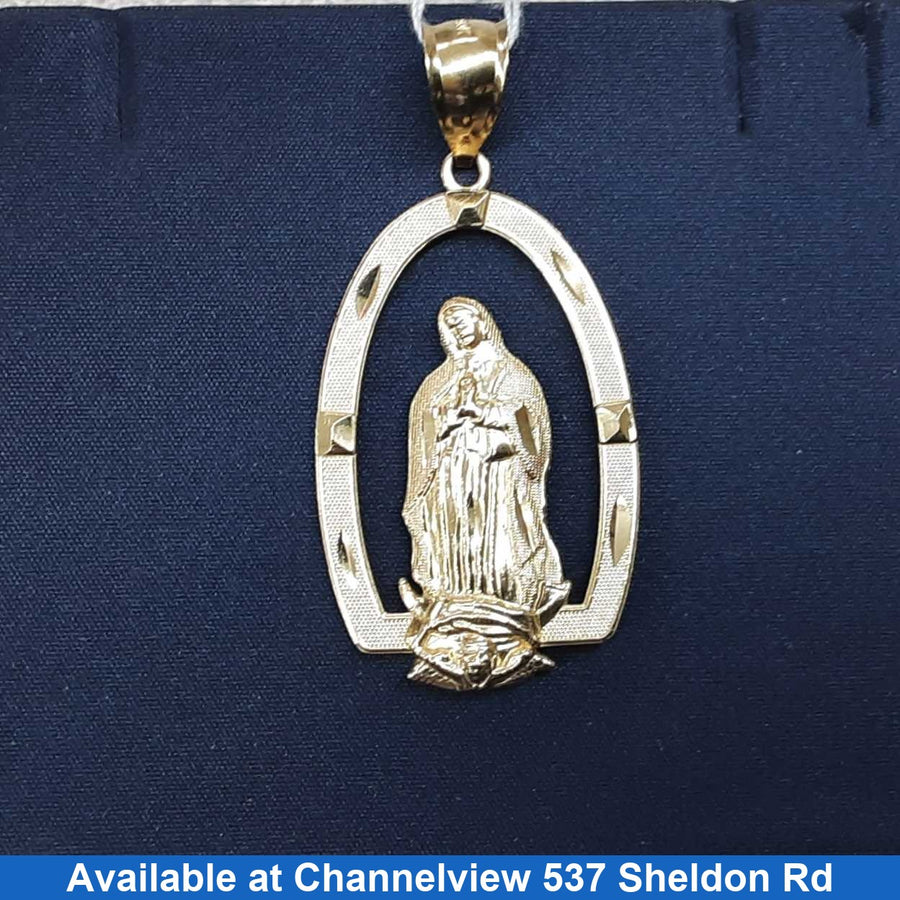 Religious Pendant - Yellow Gold 10k (.417) 3.9 grams