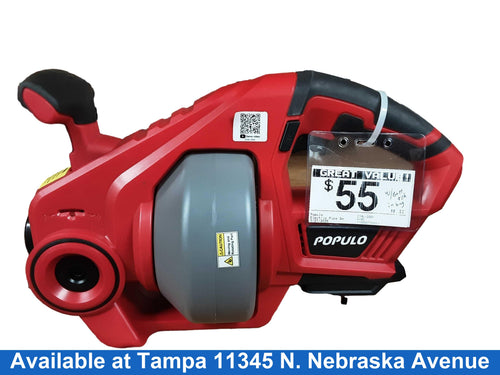 Populo Cdal-2004 Red Electric Drain Snake