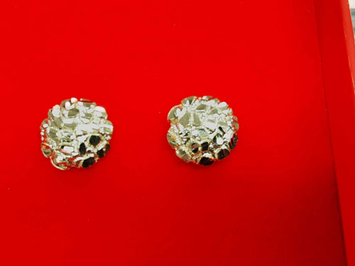 Double Stud Earring - Yellow Gold 10k (.417) 2.3 grams