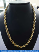Rope Chain - Yellow Gold 10k (.417) 12.9 grams 24 inch