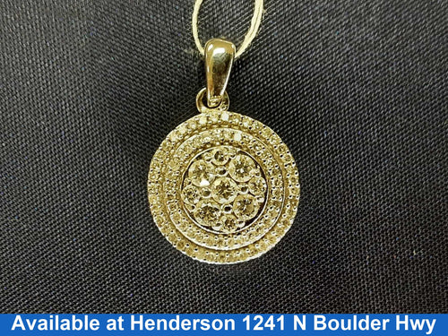 Diamond Pendant - White Gold 10k (.417) 1.7 grams