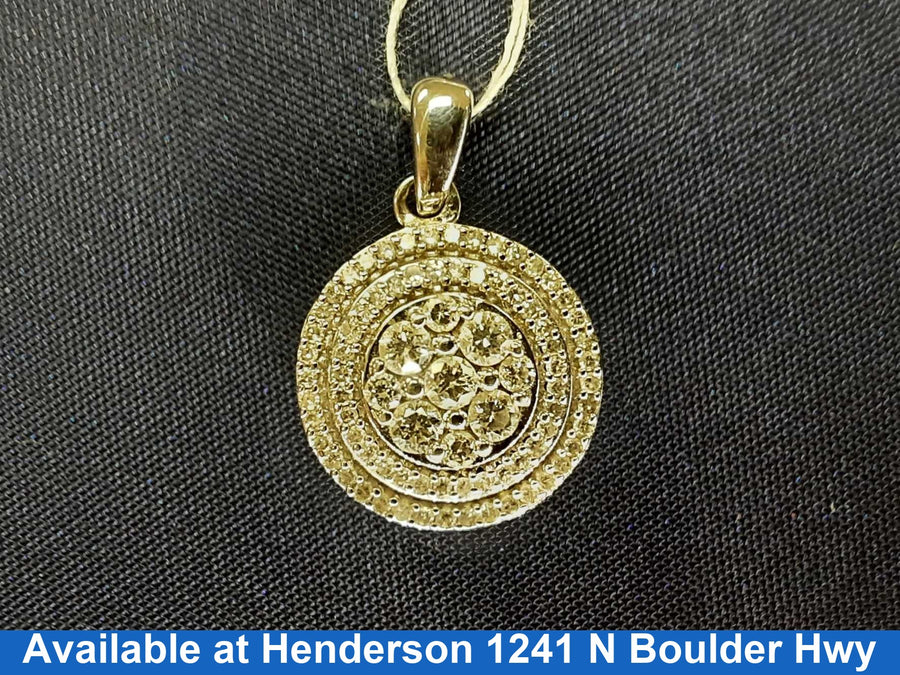 Diamond Pendant - White Gold 10k (.417) 1.7 grams