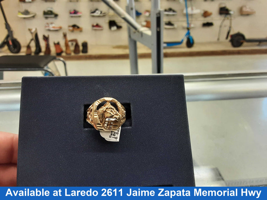 Men's Ring - Yellow Gold 10k (.417) 6.1 grams Size 20