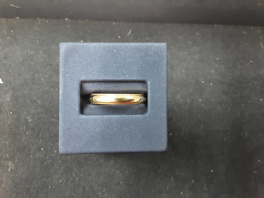 Ring - Wedding Band - Yellow Gold 14k (.585) 3.8 grams Size 20
