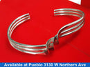 Bangle Bracelet - Silver 20.3 grams 8 inch