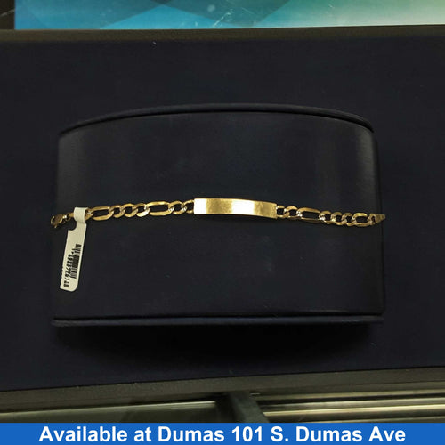 ID Bracelet - Yellow Gold 10k (.417) 4.3 grams 5 inch