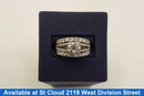 Ring - Wedding Set - White Gold 18k (.750) 10.71 grams Size 5