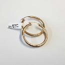 Hoop Earrings - Yellow Gold 14k (.585) 1.9 grams