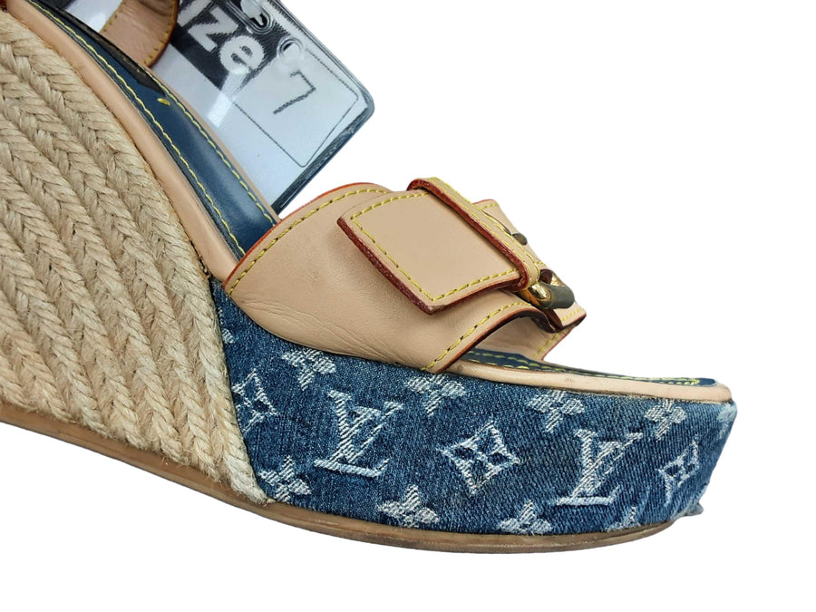 Louis Vuitton Wedge Blue
