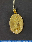 Religious Pendant - Yellow Gold 10k (.417) 9.7 grams