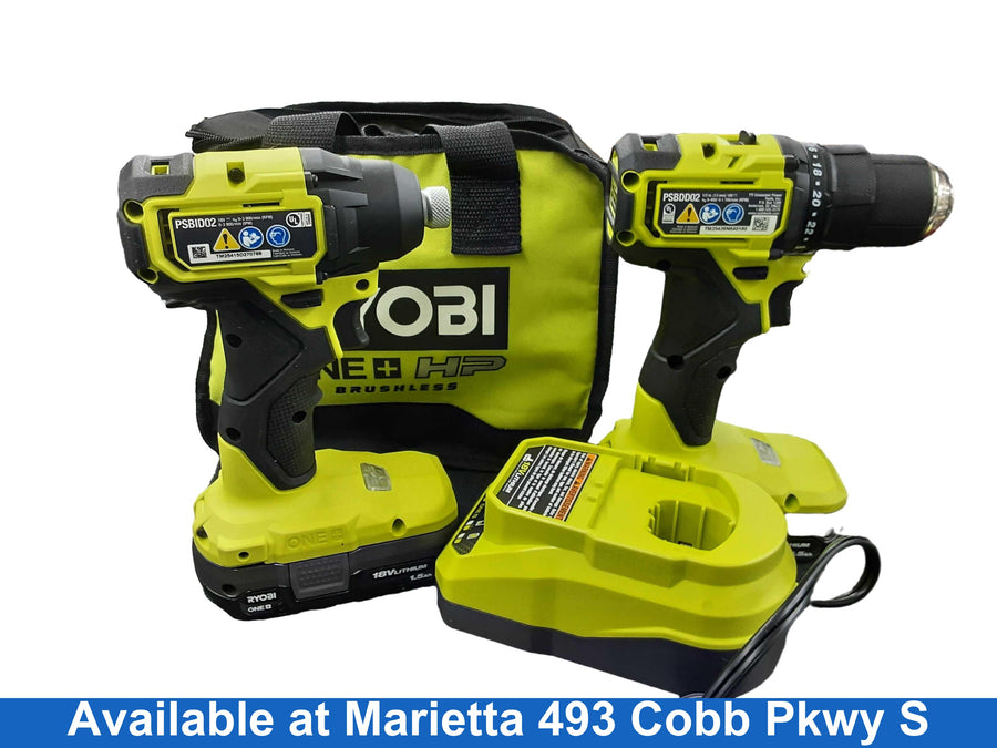 Ryobi Psbid02 Green Cordless Impact Drill