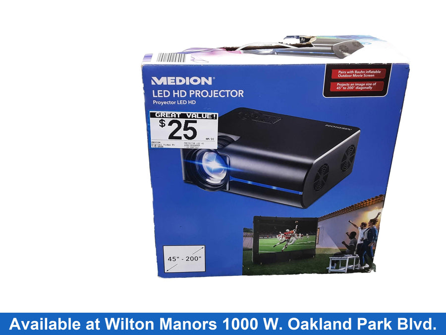 Medion Preyector Led Hd Black Home Media Projector