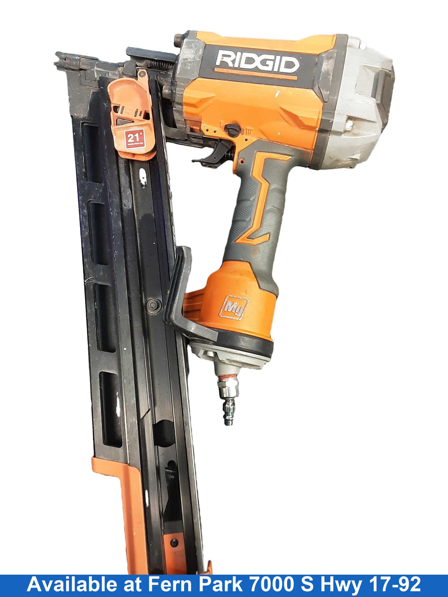 Ridgid R350rhf Orange Pneumatic Framing Nailer