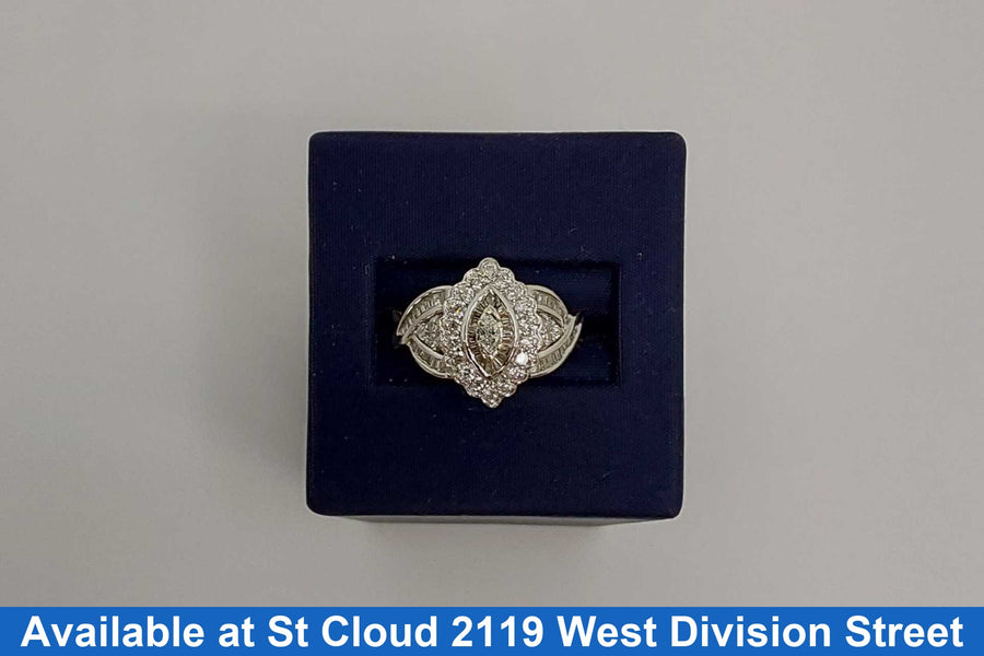 Women's Ring - White Gold 14k (.585) 5.8 grams Size 7.5