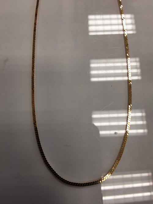 Herringbone Chain - Yellow Gold 14k (.585) 5.3 grams 18 inch