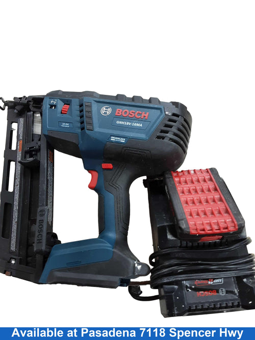 Bosch Gnh18v-16ma Blue Cordless Brad Nailer
