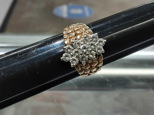 Women's Ring - Yellow Gold 14k (.585) 6.7 grams Size 6
