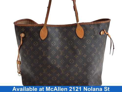 Louis Vuitton Neverfull Gm Brown Purse / Handbag