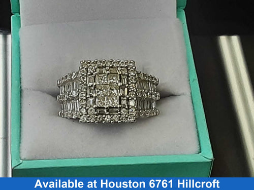 Women's Ring - White Gold 14k (.585) 11.9 grams Size 9