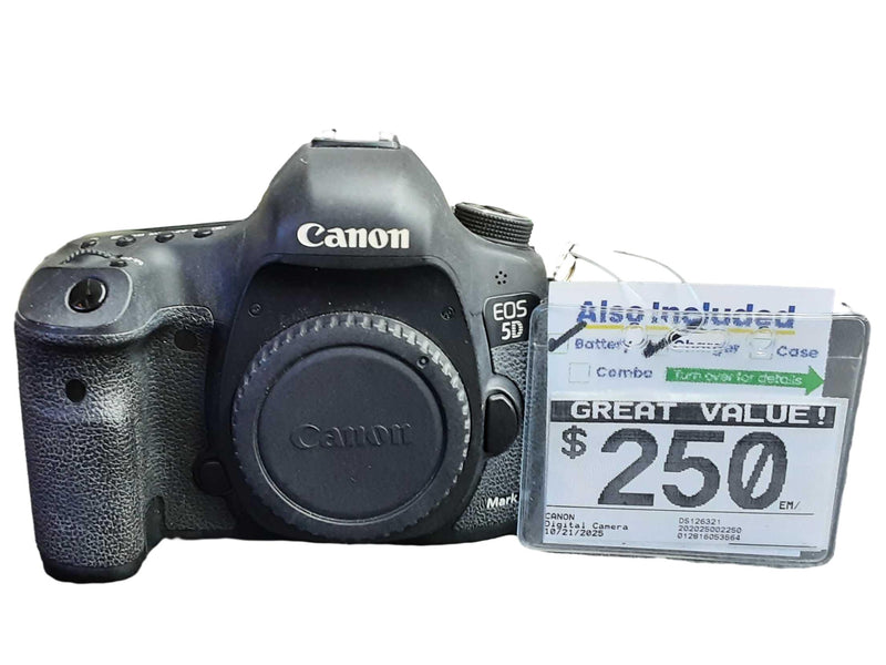 Canon Ds126321 Black Digital Camera