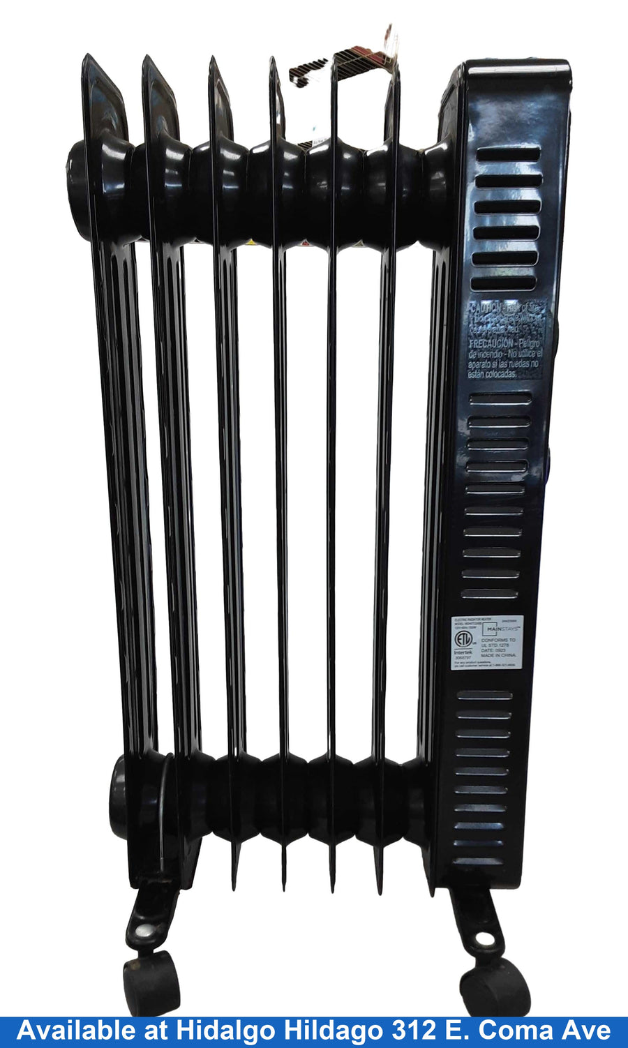 Mainstays Wsh07o2abb Black Space / Room Heater