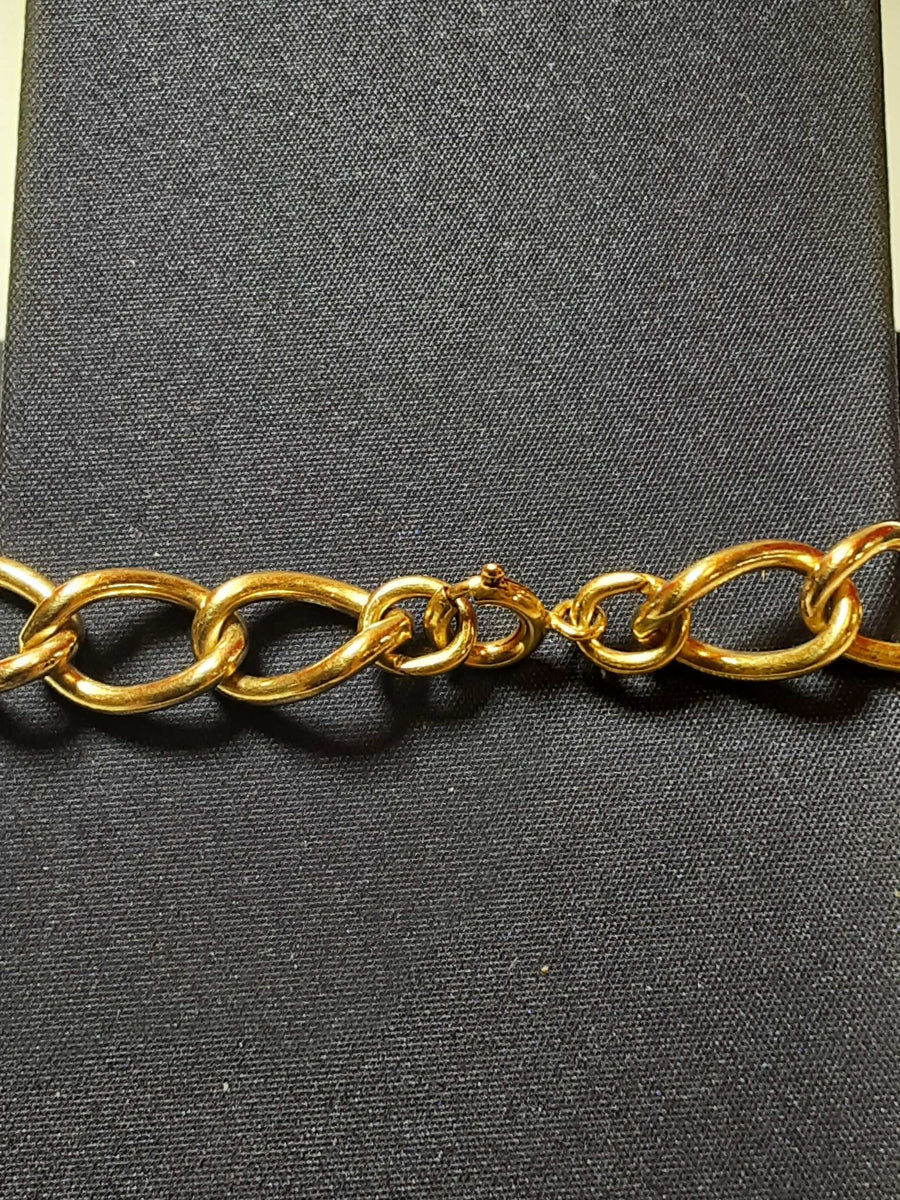 Cable Bracelet - Yellow Gold 14k (.585) 12.4 grams 7 inch
