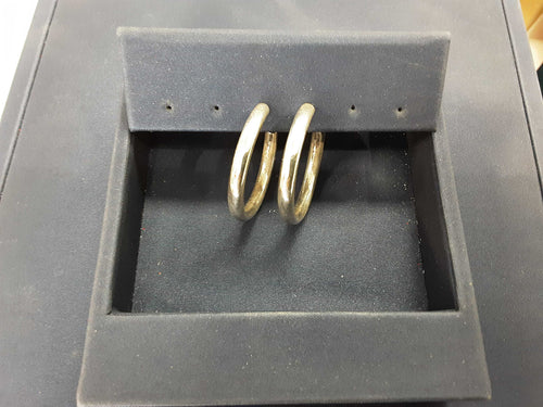 Hoop Earrings - Silver 9.2 grams