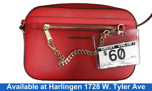 Michael Kors Pa-2305 Red Purse / Handbag