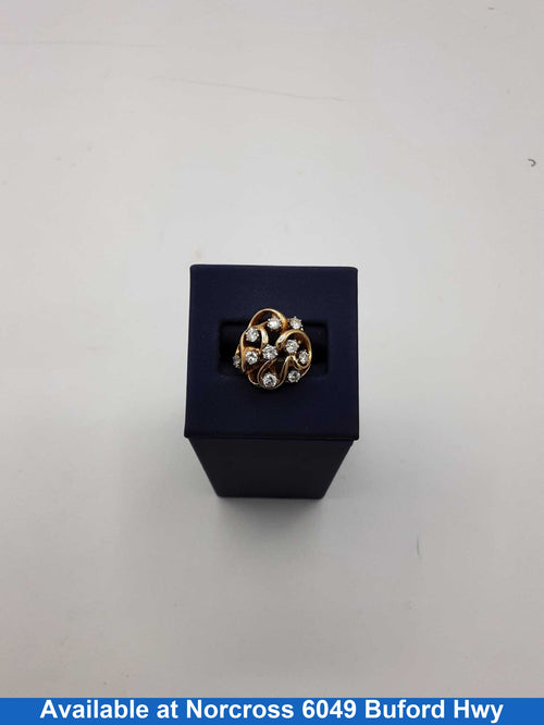 Women's Ring - Yellow Gold 14k (.585) 8.8 grams Size 20