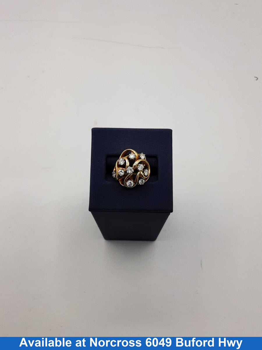 Women's Ring - Yellow Gold 14k (.585) 8.8 grams Size 20
