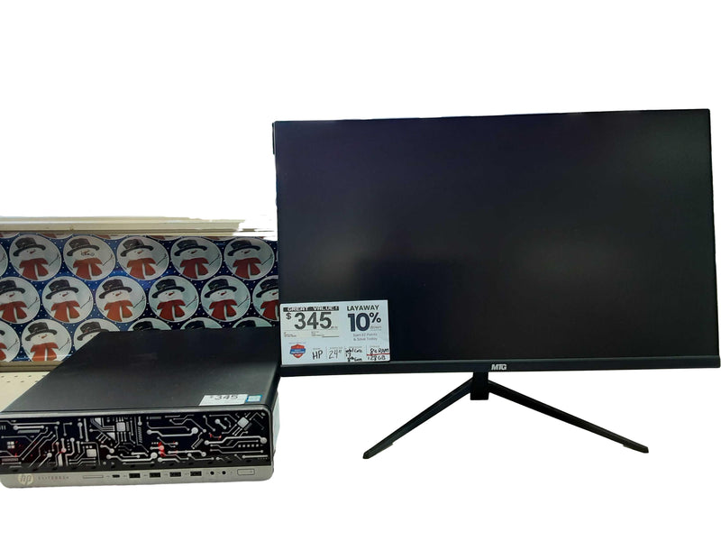 Hp Mgt27h2 Intel Core I7 - 8th Generation 8 Gb 128 Gb Black Desktop