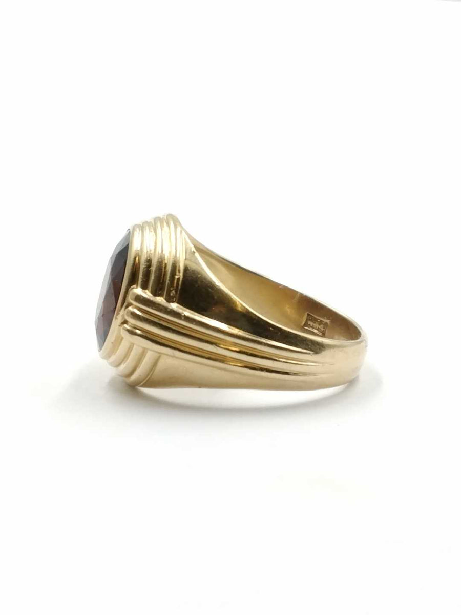 Men's Ring - Yellow Gold 14k (.585) 8.3 grams Size 10
