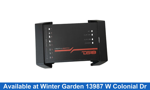 Ds18 Dsp4.8btm Black Car Audio Equalizer