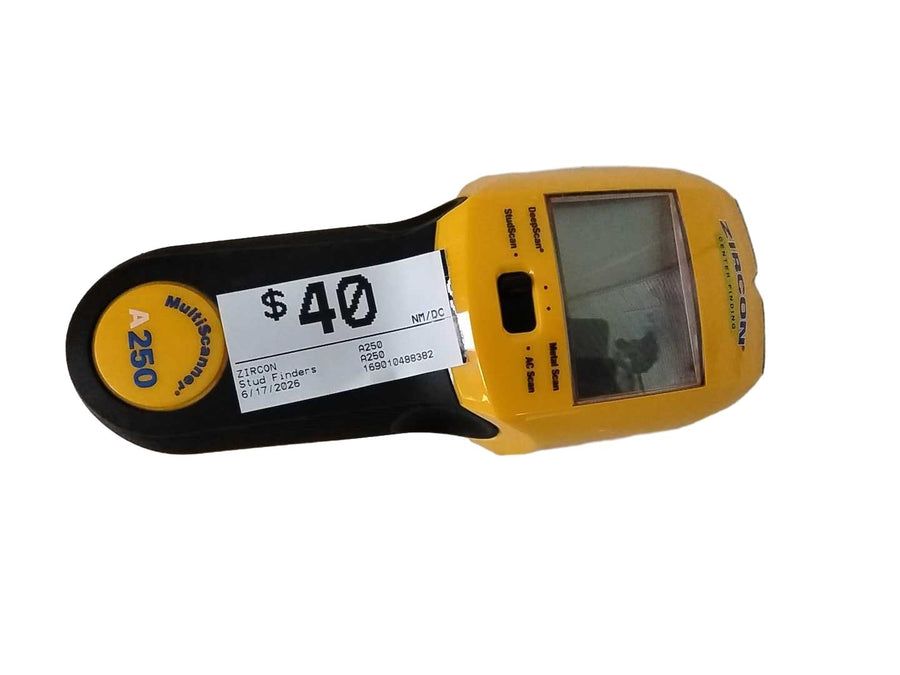 Zircon A250 Yellow Stud Finder