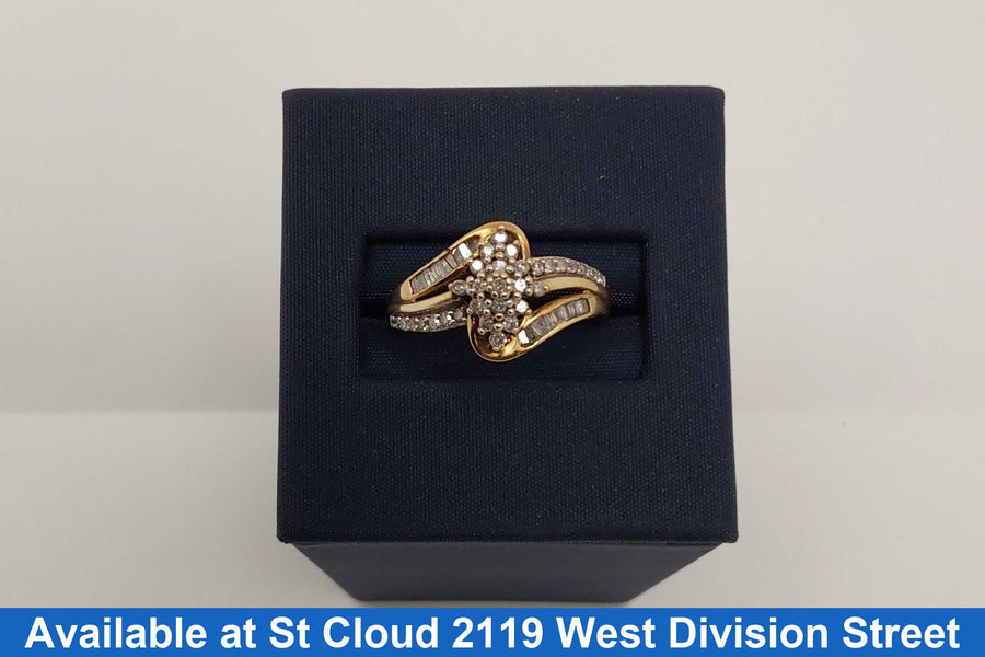 Women's Ring - Yellow Gold 14k (.585) 2.36 grams Size 8.5