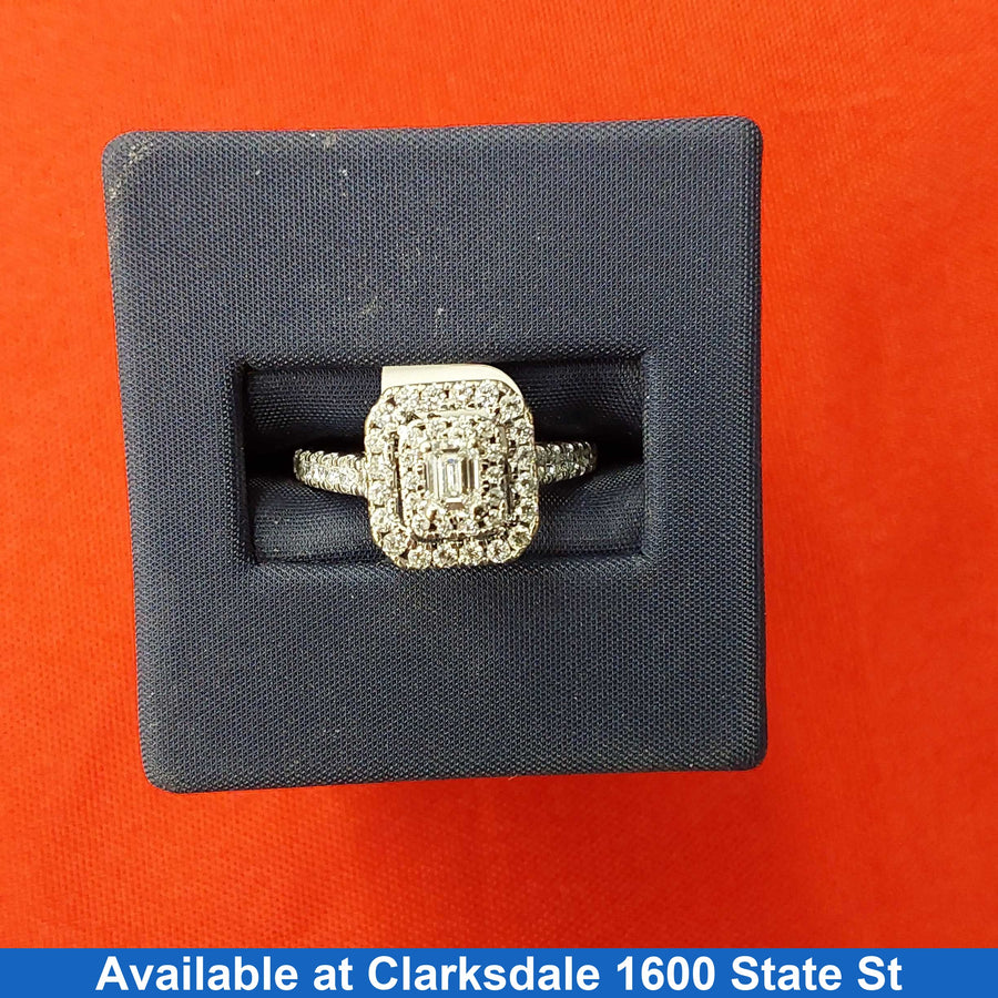 Women's Ring - White Gold 14k (.585) 3.3 grams Size 10
