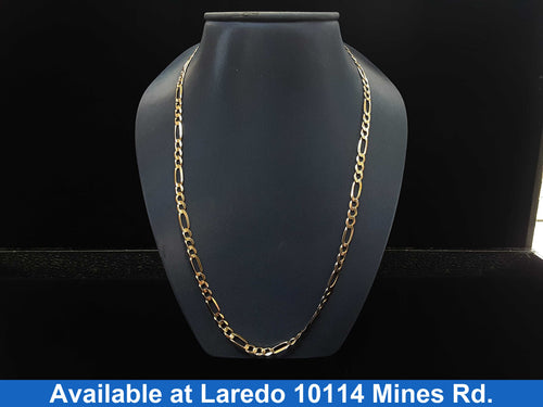 Figaro Chain - Yellow Gold 10k (.417) 10.4 grams 20 inch