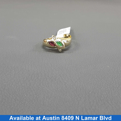 Women's Ring - Yellow Gold 14k (.585) 3.4 grams Size 7