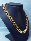 Cuban Link Chain - Yellow Gold 10k (.417) 28.6 grams 18 inch