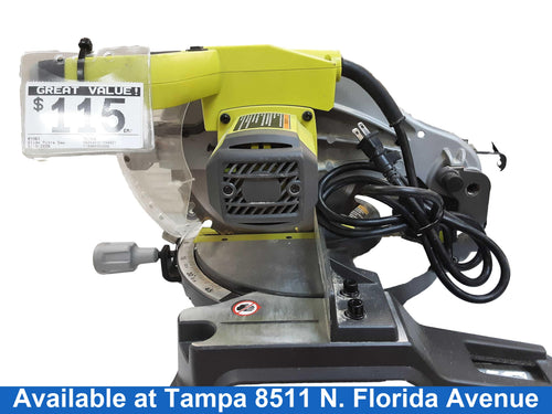 Ryobi Ts1346 Green Corded Slide Saw