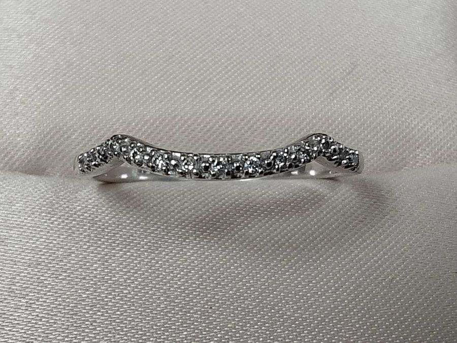Ring - Engagement Set - Yellow Gold 10k (.417) 4 grams Size 8.5