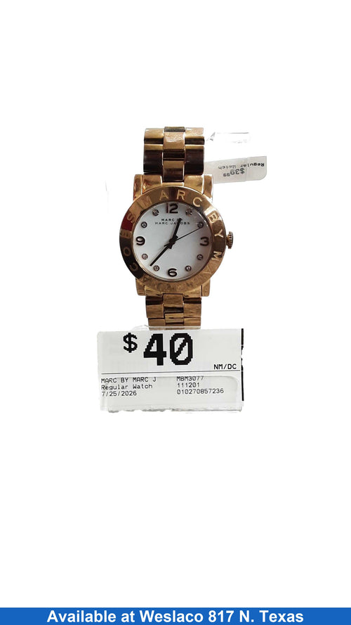 Marc By Marc Jacobs Mbm3077 Yellow Regular Watch