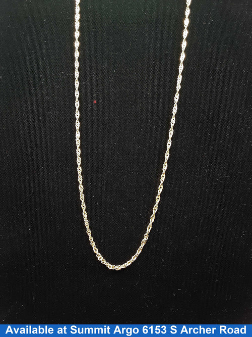 Rope Chain - Yellow Gold 14k (.585) 5.5 grams 20 inch