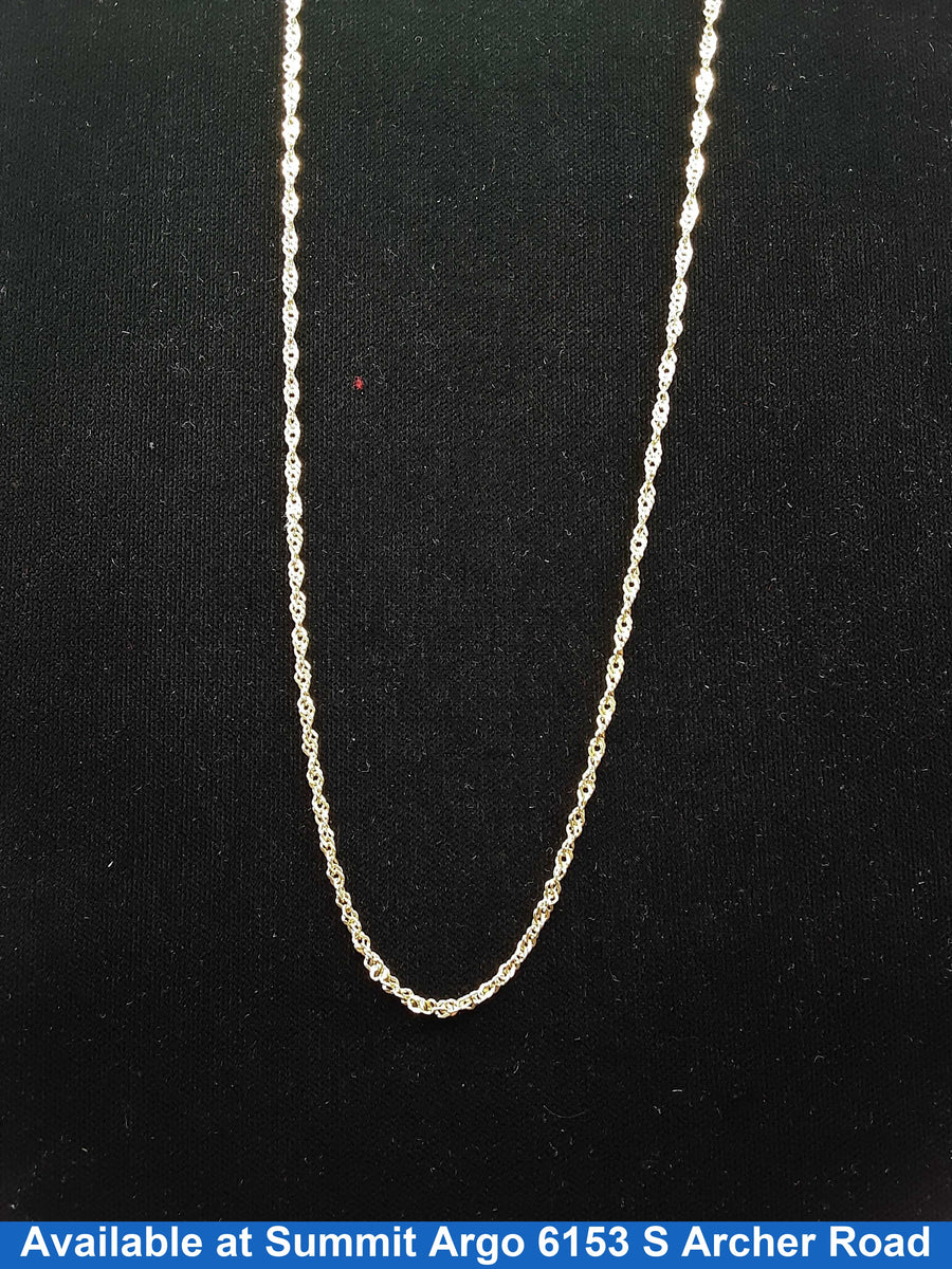 Rope Chain - Yellow Gold 14k (.585) 5.5 grams 20 inch